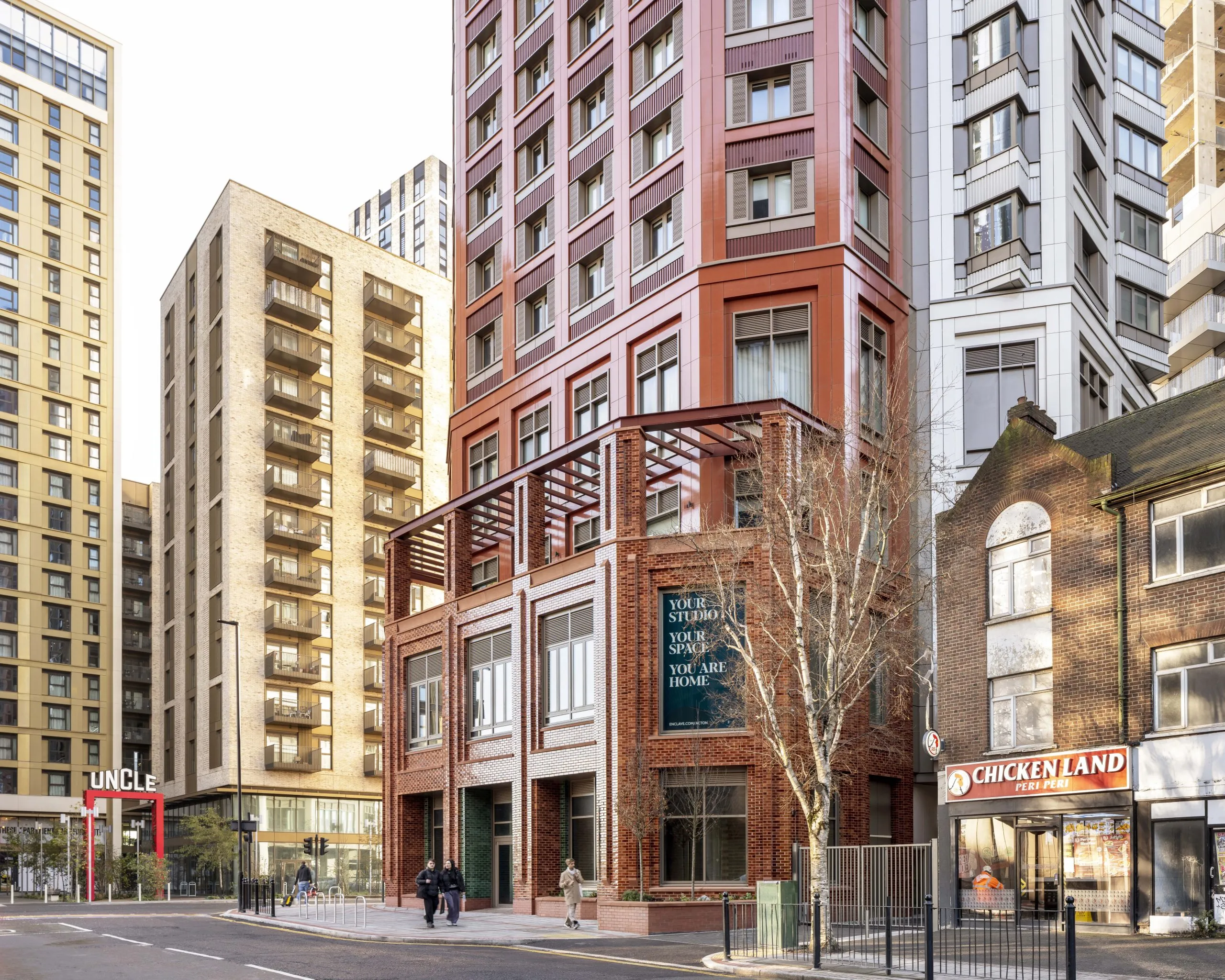 HTA Design completes modular co-living tower with pub at base