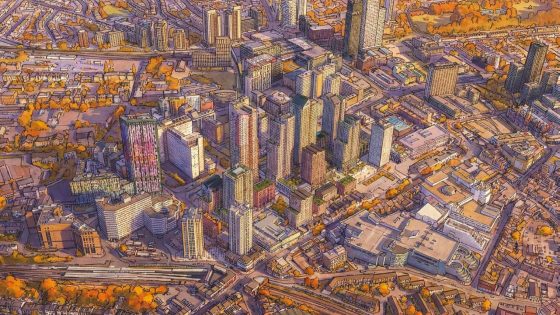 Allies and Morrison Revises Croydon Town Centre Masterplan