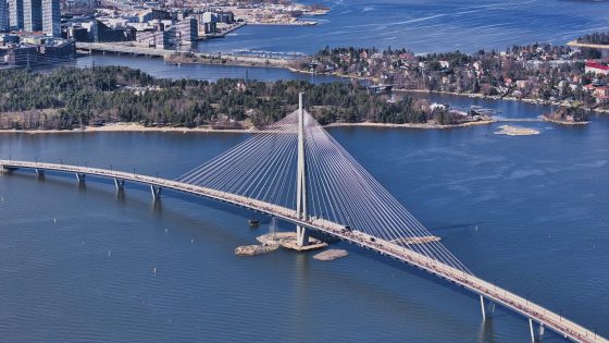 Knight Architects completes Finland’s longest and tallest bridge