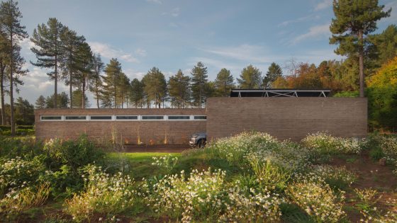 Daniel Bär Architect completes walled house on East Lothian private estate