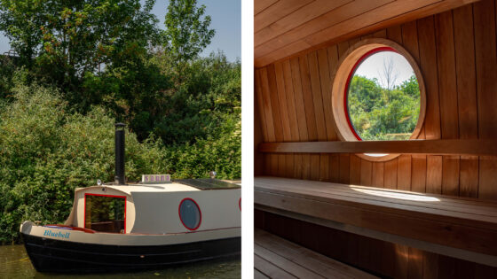 Badweather creates London’s first off-grid floating bathhouse