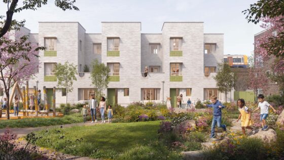 Metropolitan Workshop council homes start on ‘awkward’ Tottenham car park site