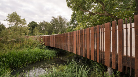 Gagarin completes garden bridge at RHS’s Harrogate gardens