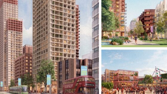 Allies and Morrison adds up to 1,500 more homes to Croydon masterplan