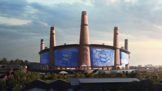 Heatherwick sources a million old bricks for a Birmingham stadium